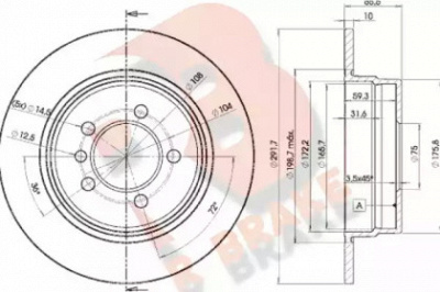 R BRAKE 78rbd24647 -